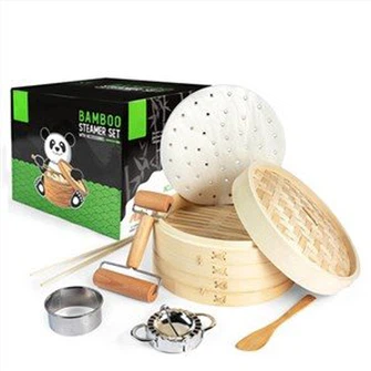 Bamboo Steamer Set
