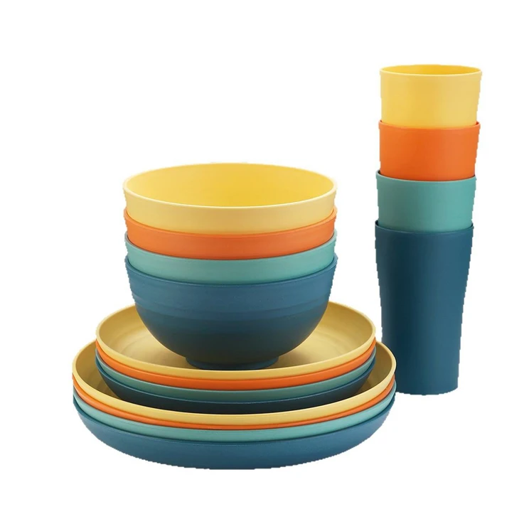 Bulk Modern Minimalist 16/24 Piece Tableware Set Microwave Safe Unbreakable Dinnerware Supply best